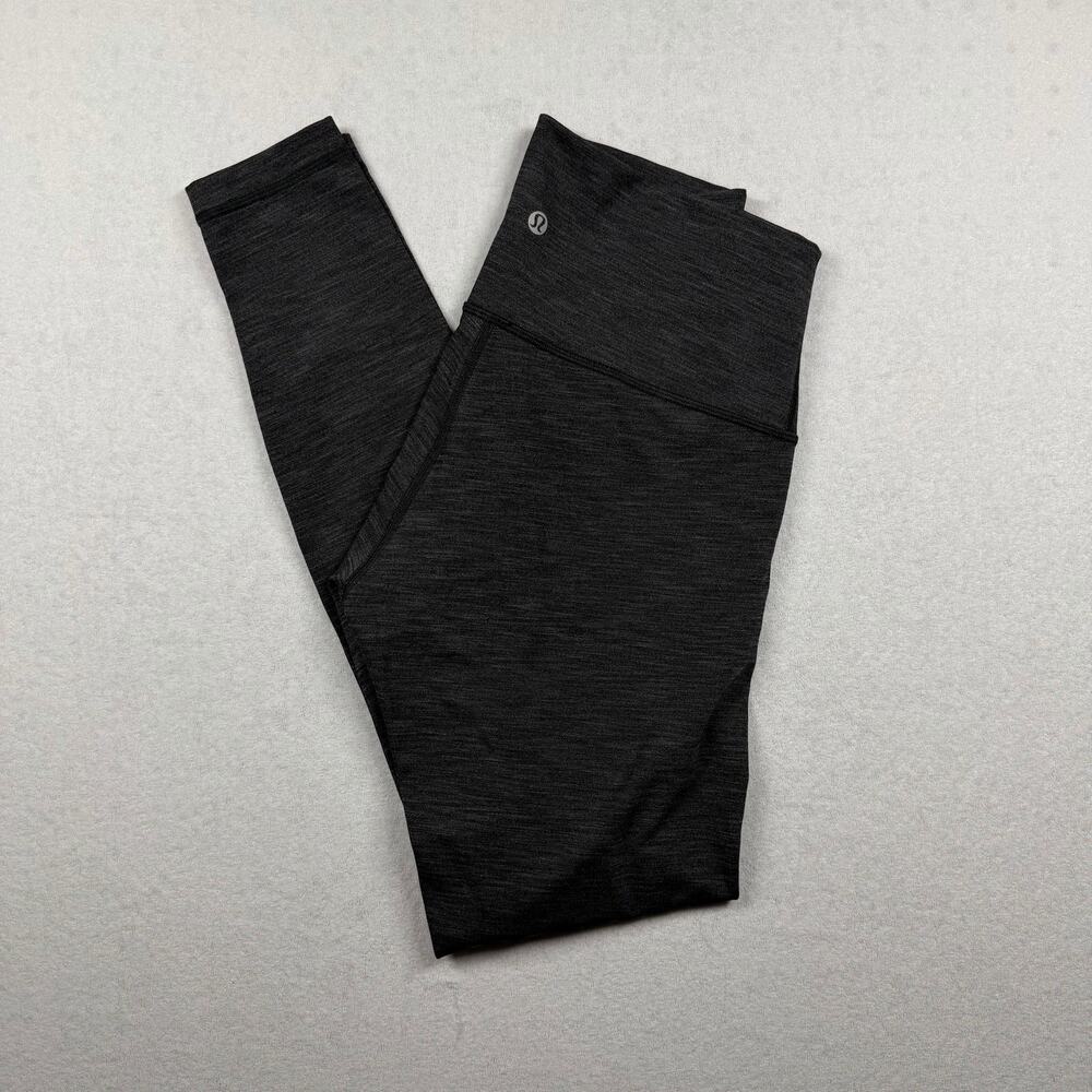 Lululemon Wunder Under High-Rise Leggings Size 8 Gray Heather 28”